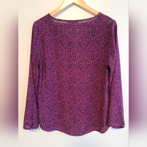 Ricki's size 10 top. purple and blue. - Picture 3 of 4